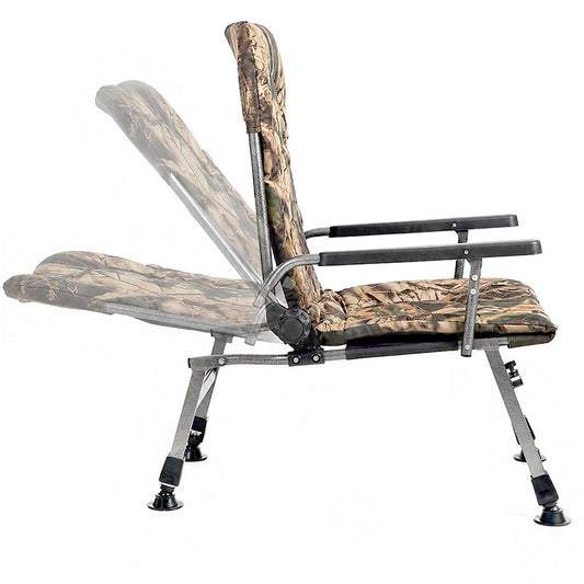 Sillón plegable reclinable con ajustes CUZO F5R, Maple