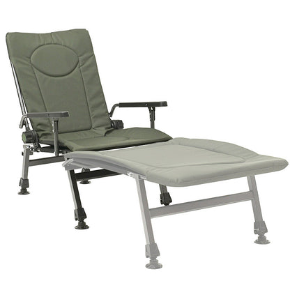 Sillón plegable reclinable con ajustes CUZO F5R, Verde