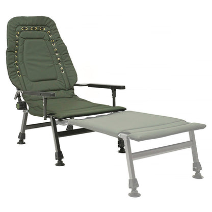Sillón plegable reclinable con ajustes CUZO FK2, Verde