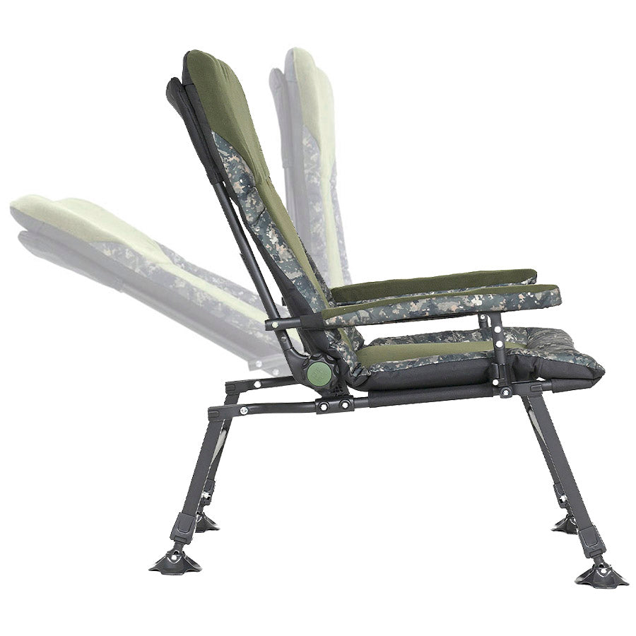 Sillón grande plegable reclinable con ajustes CUZO Enzo