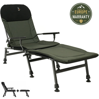 Set CUZO FK5 Sedia pieghevole grande con Estensione letto