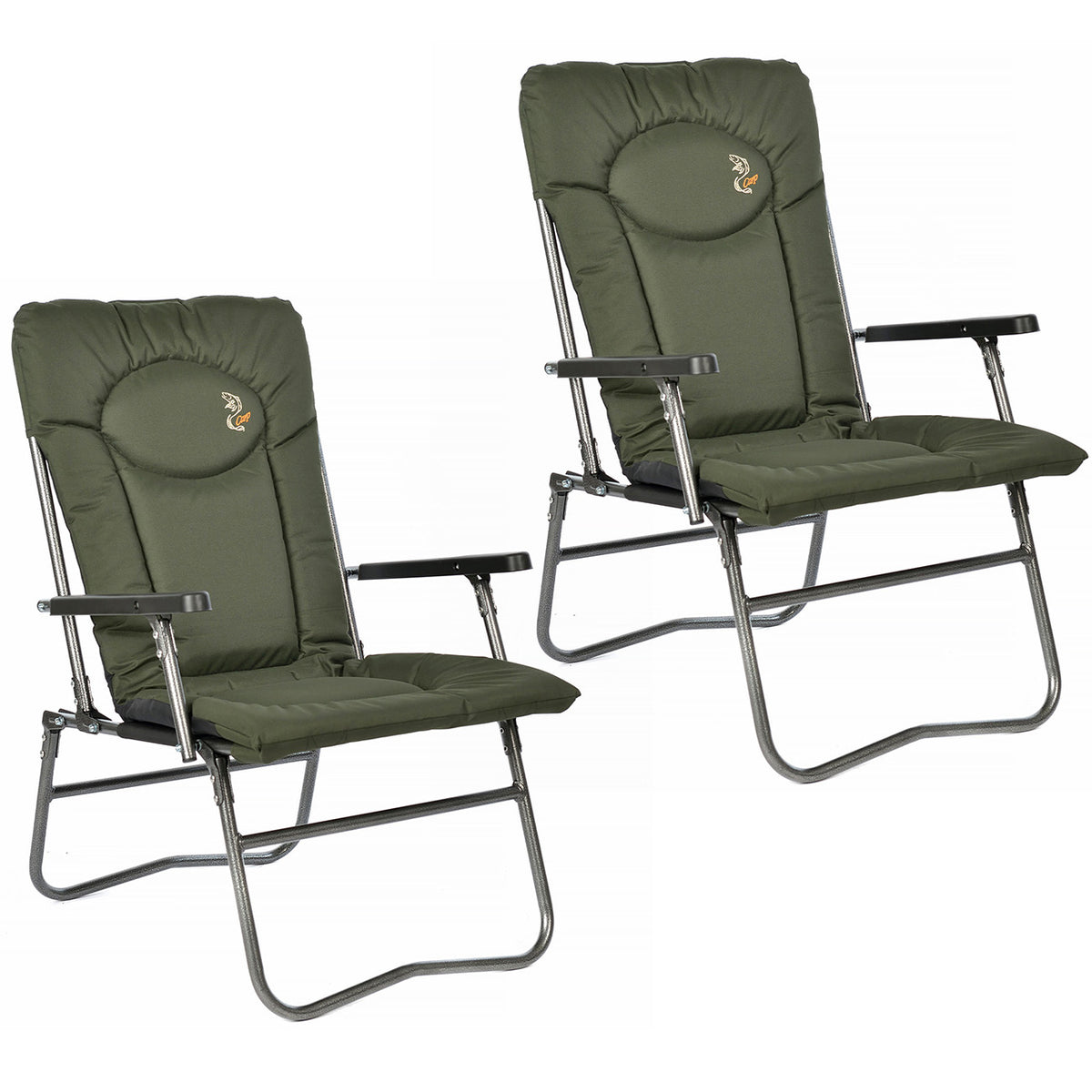 Set de 2 sillones plegables ligeros CUZO F7R