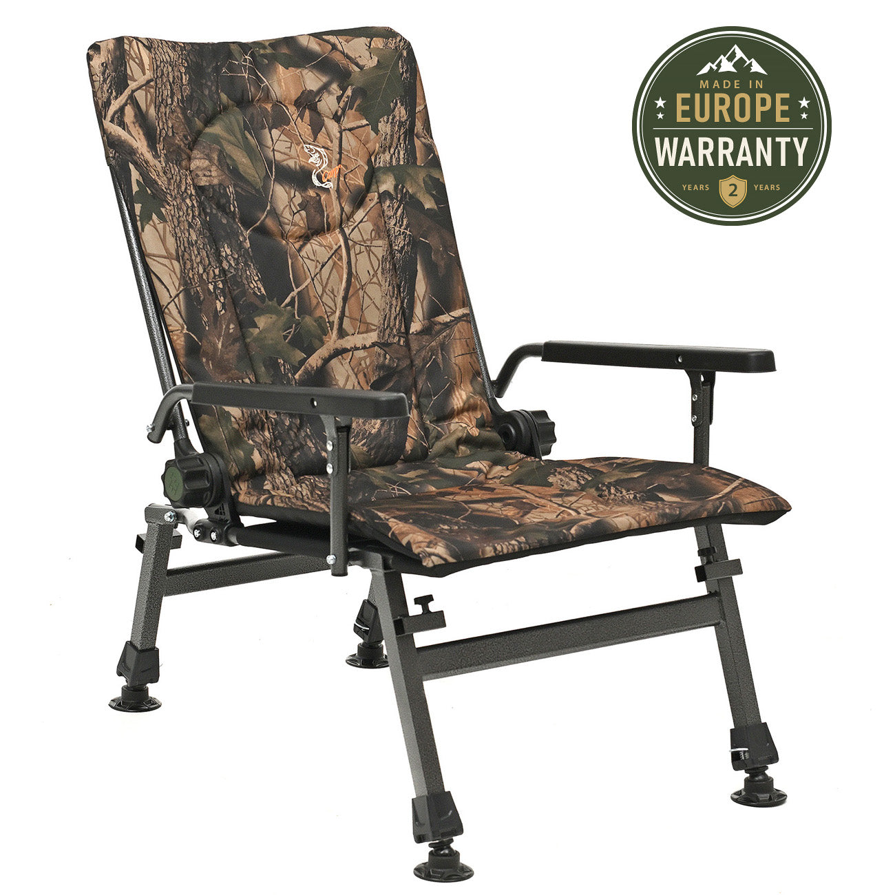 Fauteuil pliant inclinable pour camping, pêche, jardin et extérieur CUZO F5R