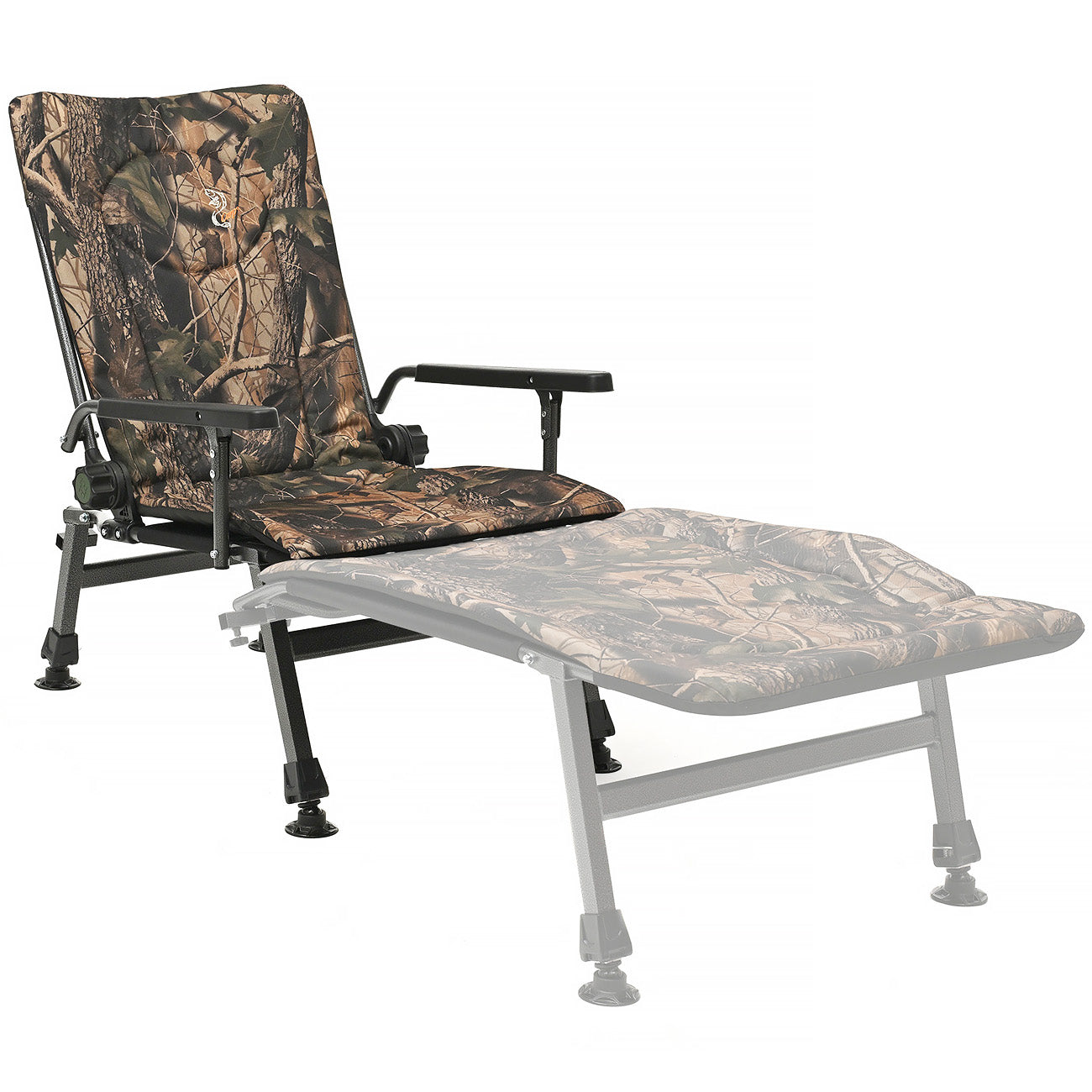 Fauteuil pliant inclinable pour camping, pêche, jardin et extérieur CUZO F5R