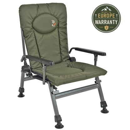 Fauteuil pliant inclinable pour camping, pêche, jardin et extérieur CUZO F5R