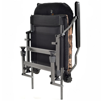 Grand fauteuil pliant inclinable pour camping, pêche, jardin et extérieur CUZO FK5 Charge Élevée