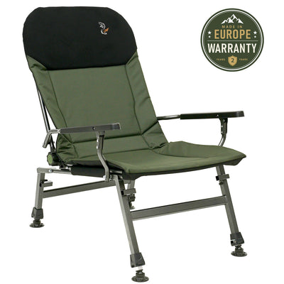 CUZO FK5 – Cadeira dobrável Grande para camping, pesca, jardim e exterior, carga extra, cor verde