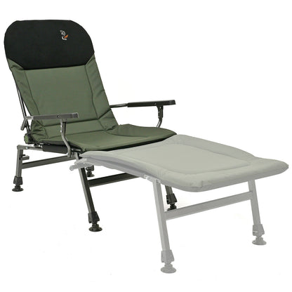 Grand fauteuil pliant inclinable pour camping, pêche, jardin et extérieur CUZO FK5 Charge Extra