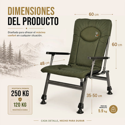 Set de 2 sillones plegables CUZO F8R