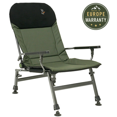 CUZO FK5 – Sillón plegable grande para Carpfishing, Camping y Exterior