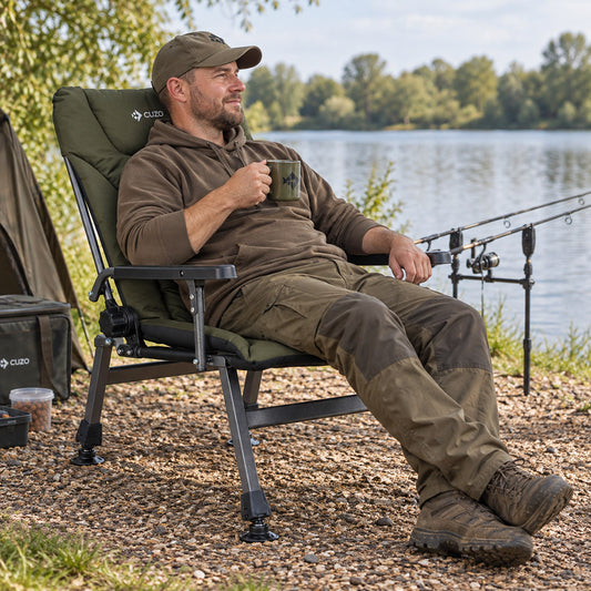 CUZO Mixo – Sillón plegable para Pesca, Camping y Exterior
