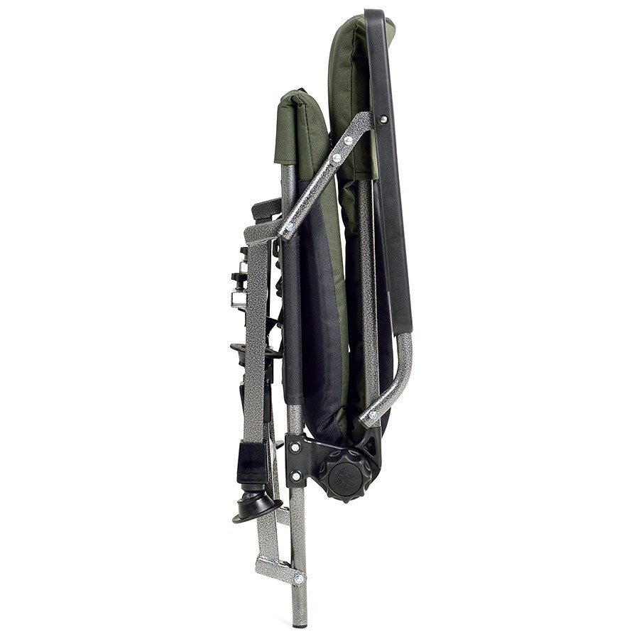 Folding armchair CUZO F5R with adjustable armrests for camping, fishing and gardens