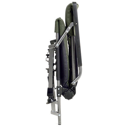 Folding armchair CUZO F5R with adjustable armrests for camping, fishing and gardens