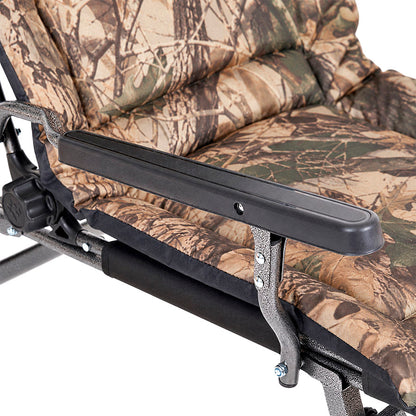 Sillón plegable reclinable con ajustes CUZO F5R, Maple