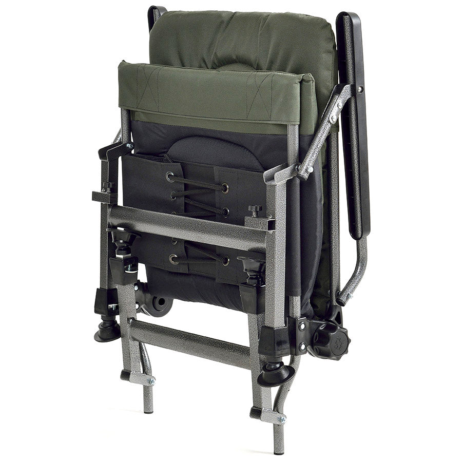 Folding armchair CUZO F5R with adjustable armrests for camping, fishing and gardens