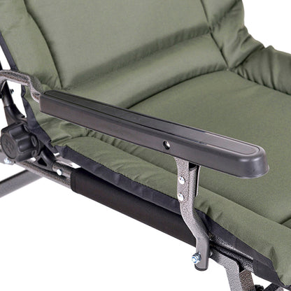 Folding armchair CUZO F5R with adjustable armrests for camping, fishing and gardens