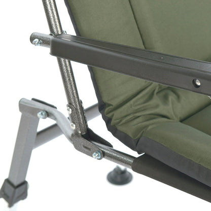 Sillón plegable con altura ajustable CUZO F8R, Verde