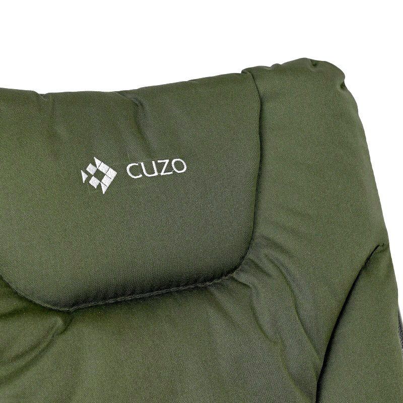 Sillón plegable reclinable con ajustes CUZO Mixo, Verde