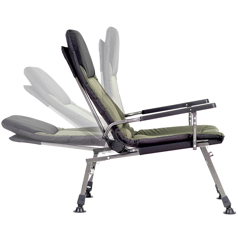 Sillón grande plegable reclinable con ajustes CUZO FK5 Extra Carga