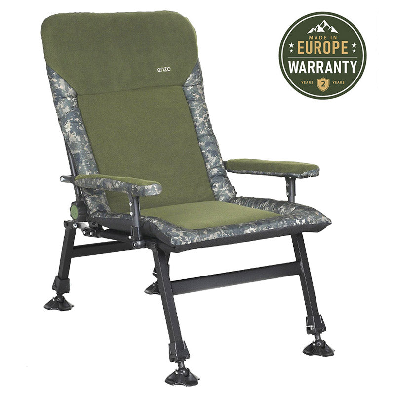 Sillón grande plegable reclinable con ajustes CUZO Enzo