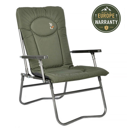 Sillón plegable ligero y compacto CUZO F7R, Verde