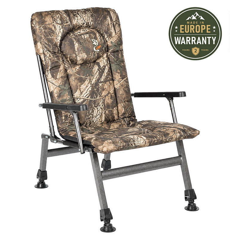 Sillón plegable con altura ajustable CUZO F8R, Maple