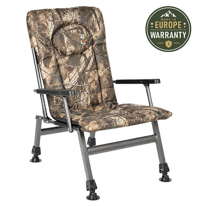 Sillón plegable con altura ajustable CUZO F8R, Maple