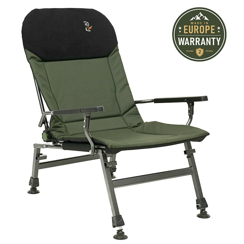 Sillón grande plegable reclinable con ajustes CUZO FK5 Extra Carga