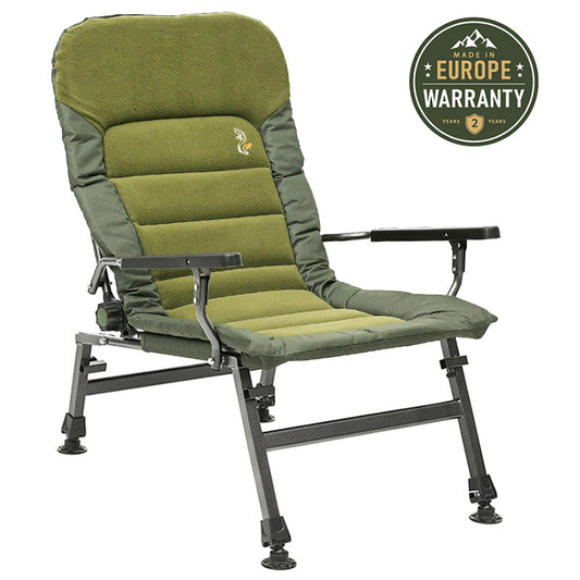 Sillón grande plegable reclinable con ajustes CUZO FK6 Premium